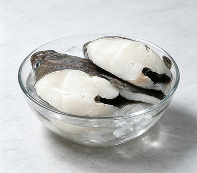 Delicate Seafood Delight: Freshly Sliced Fish Fillets