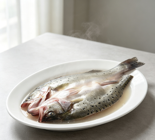 Freshly Steamed Whole Fish: A Gourmet Delight